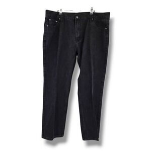 Access Relaxed Fit Jeans Black Wash Denim Pants Casual Everyday Wear‎ Size 42